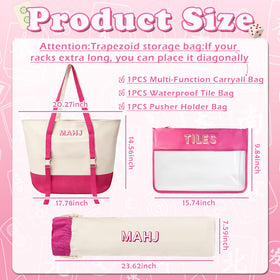 Mykng Nzw tile pouch zippered compartment keeps tiles secure.