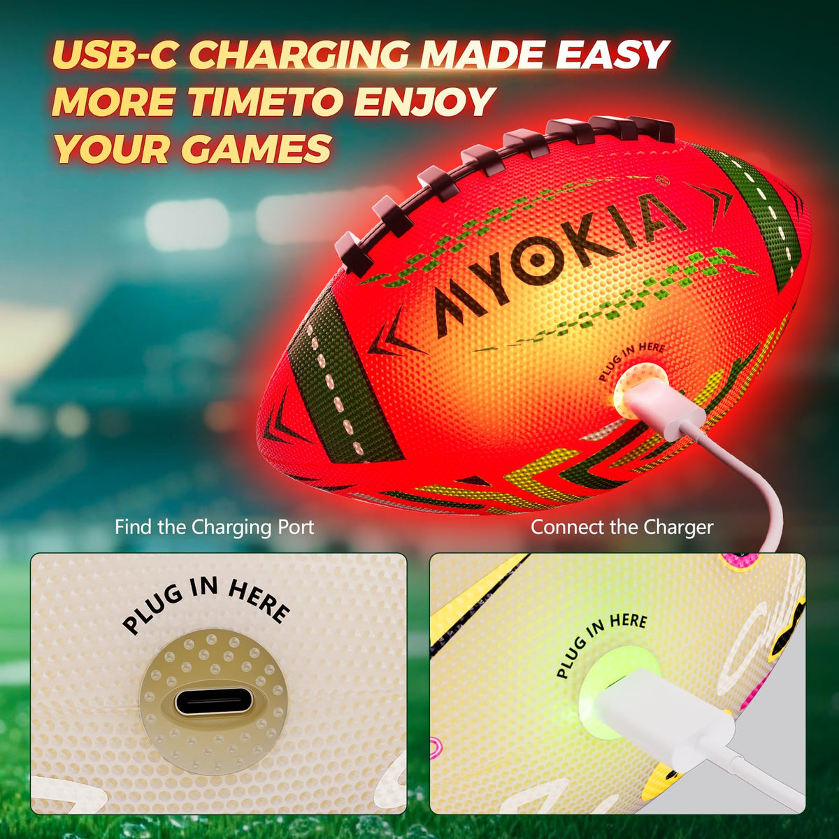 MYOKIA ball needle included for easy inflation