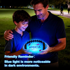 MYOKIA ball designed for beach and pool use with glow-in-the-dark fun.