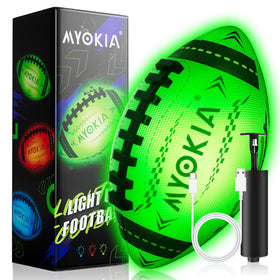 MYOKIA RGB light-up football for vibrant night play outdoors