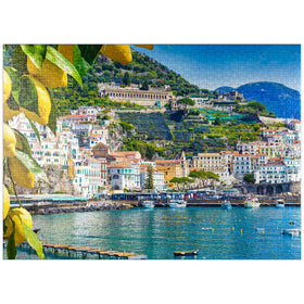 MyPuzzle Amalfi panorama hills coast view for immersive puzzle sessions.