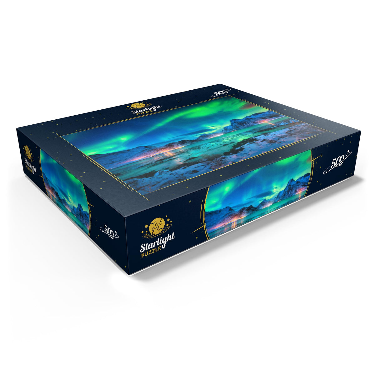 MyPuzzle Colorful night sky and sea puzzle for focused solving.