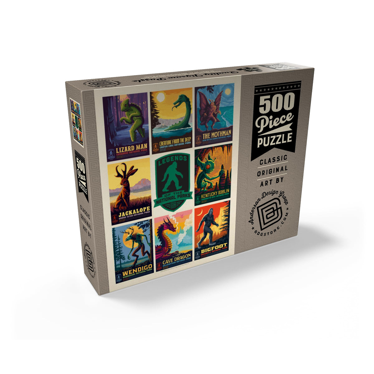 MyPuzzle Legends edition 1 puzzle box with premium 500-piece design