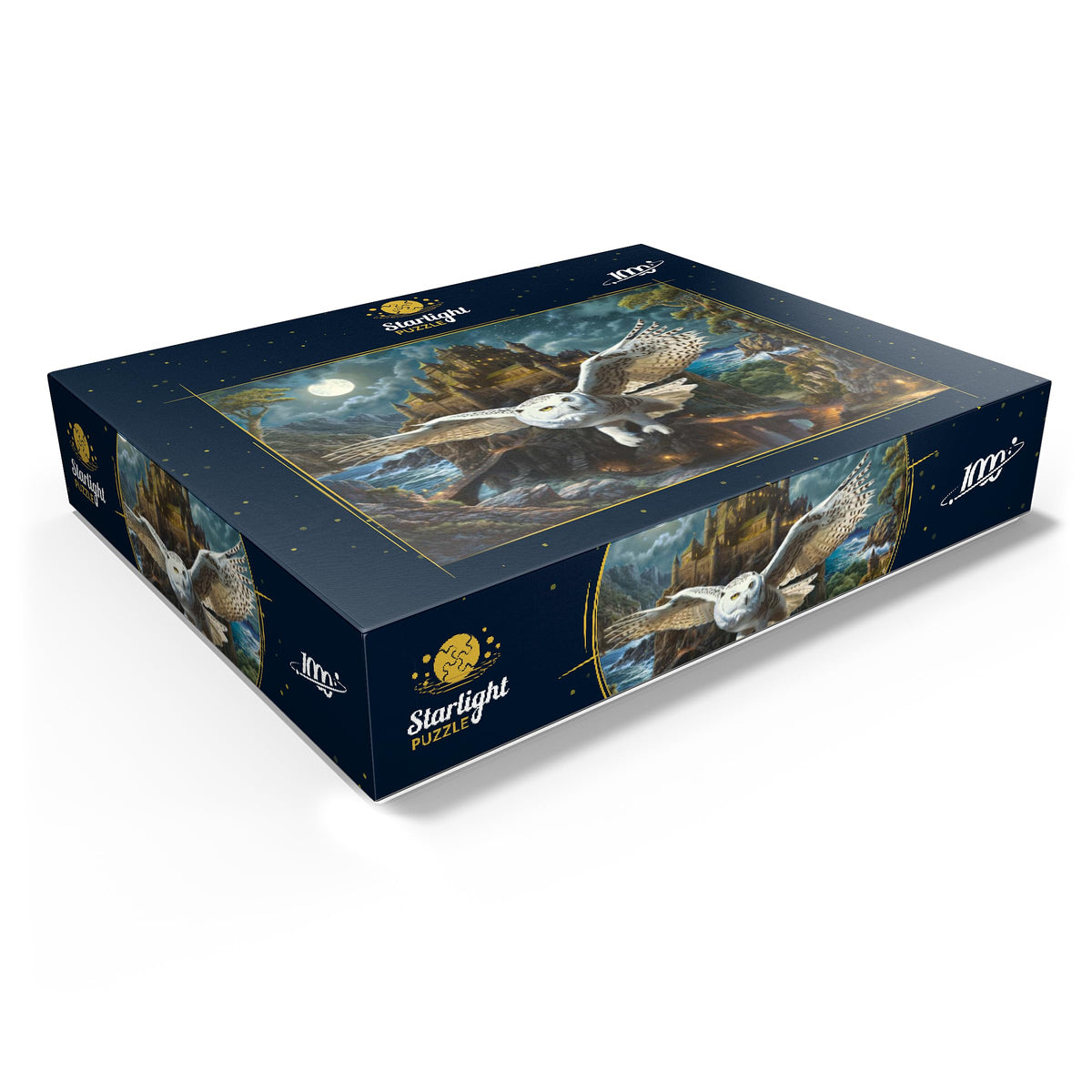 MyPuzzle Magic Owl and Castle precision-cut edges ensure clean alignment during assembly