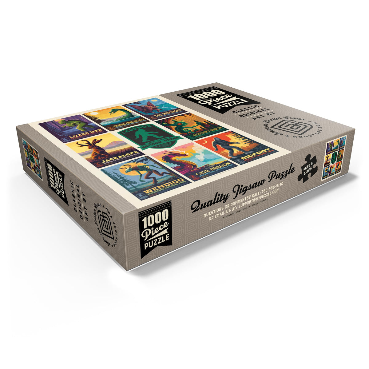 MyPuzzle premium 1000-piece jigsaw features precise cuts for a satisfying fit