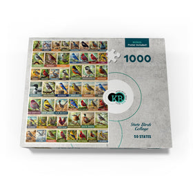 MyPuzzle State Birds Collage poster, helpful guide to solving the puzzle.