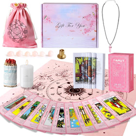 Myripoly tarot cards with meanings on front for quick interpretation during readings