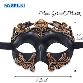 MYSEUNI filigree-detail mask for elegant costume looks