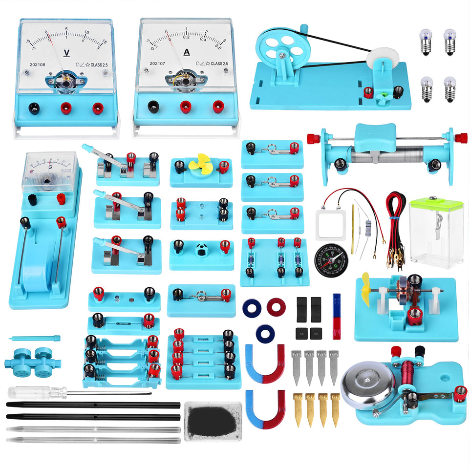 Mysterystone electricity and magnetism kit cover showing comprehensive hands-on learning