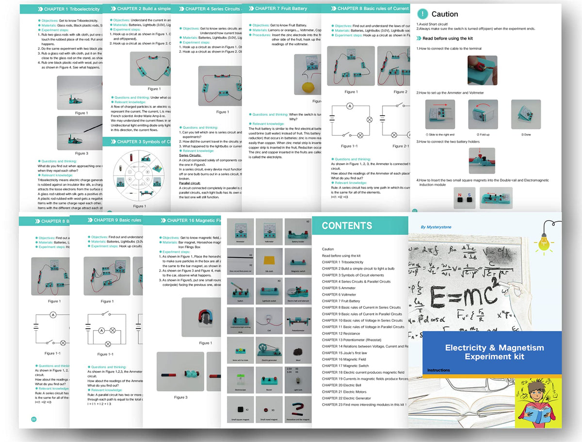 Mysterystone light control LED demonstrates visual feedback during experiments