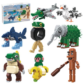 Myth Qholve Brainrot Bombardiro Crocodile Plane for desk display and creative play