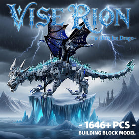 Myth Qholve Dark Ice Dragon head-motion highlight for interactive building.