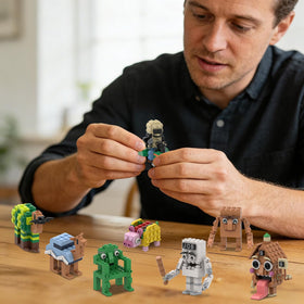 Myth Qholve Italian Brain Rot meme figure 3 sits on a shelf, sparking conversations