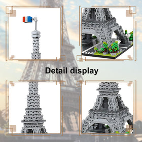 Myth Qholve Eiffel Tower ready-to-display model for desks and shelves