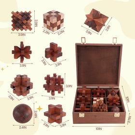 Mytothfy 3D brain teaser in action interlocking pieces challenge the mind