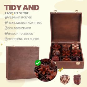 Mytothfy adult brain teaser in hand shows portable, travel-friendly engagement.