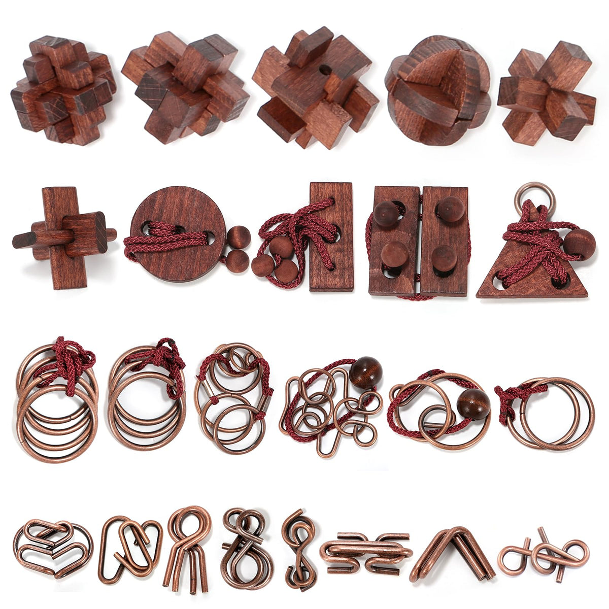 Mytothfy brain teaser metal puzzle front view enhances concentration and problem solving