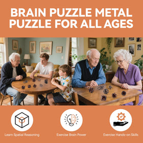 Mytothfy Christmas brain teaser gift box invites sharing puzzle fun with loved ones.