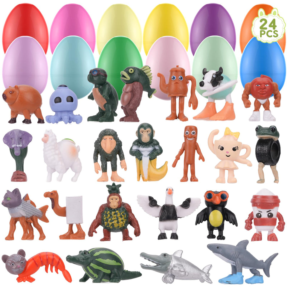 Mytothfy Easter egg with brainrot toy inside for a playful egg hunt experience.