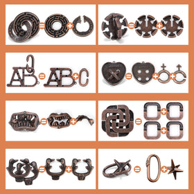Mytothfy interlocking 3D puzzle for portable, on-the-go focus.