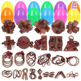 Mytothfy metal and wood puzzle contrasts durability and variety