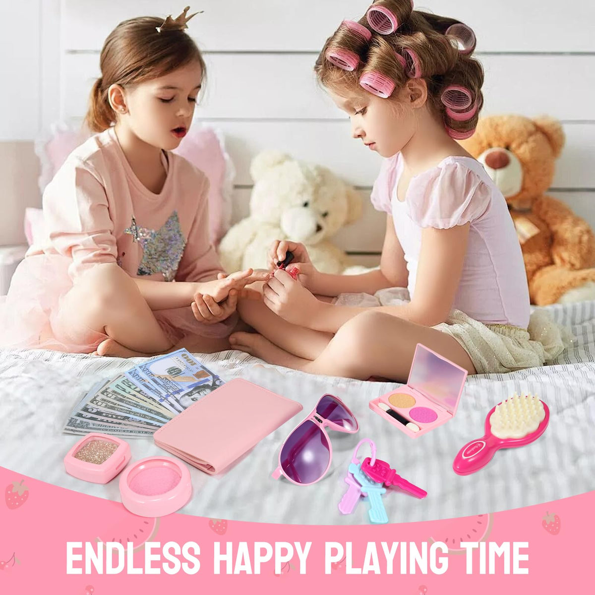 Mytothfy pretend play purse set sunglasses adds stylish detail for dress up fun
