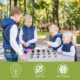 Mytothfy safe wood, stainless steel design for durable play.