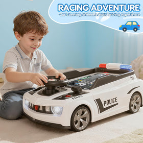 Mytothfy steering wheel toy battery charging via Type-C supports easy power-ups.