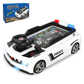 Mytothfy steering wheel toy close-up showing durable ABS build for toddler playtime.