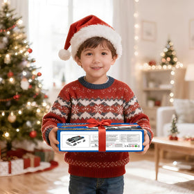 Mytothfy steering wheel toy gift scene suggests a great present for birthdays and holidays.