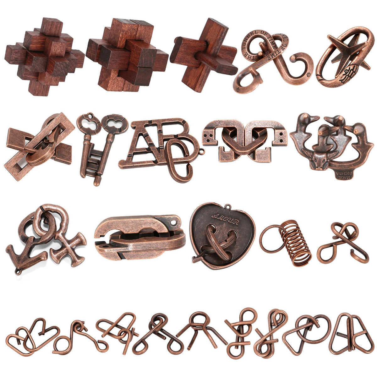 Mytothfy wooden interlocking puzzle enhances focus and spatial reasoning for adults.
