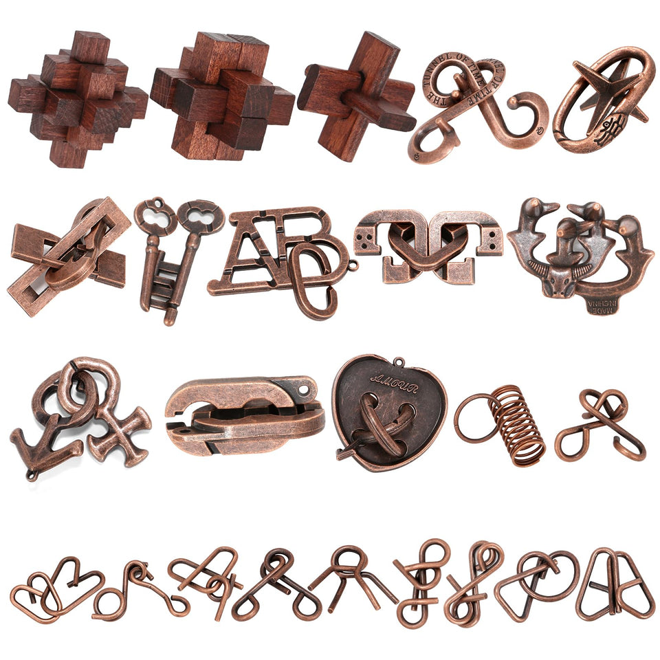 Mytothfy wooden interlocking puzzle enhances focus and spatial reasoning for adults.