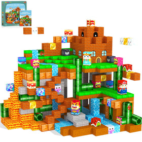 MyWodGame magnetic blocks forest castle set enhances imaginative play and fine motor skills.