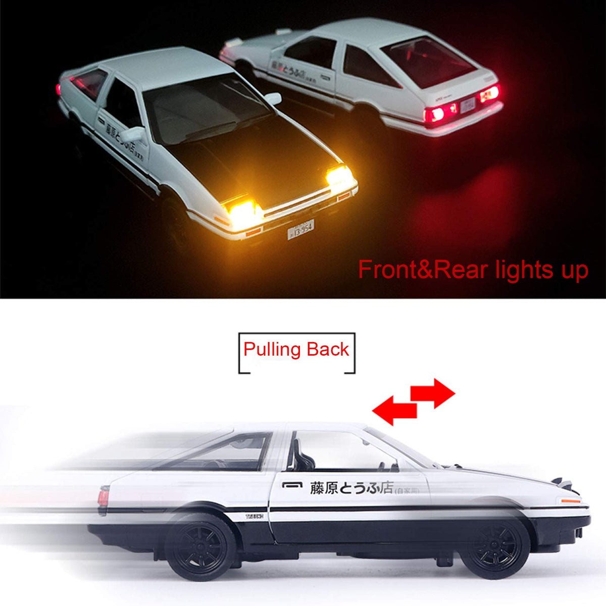 Mzexoma AE86 alloy body with detailed interior and rubber tires.
