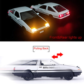 Mzexoma AE86 alloy body with detailed interior and rubber tires.