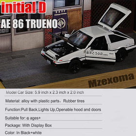 Mzexoma Initial D AE86 in window gift box for display and gifting.