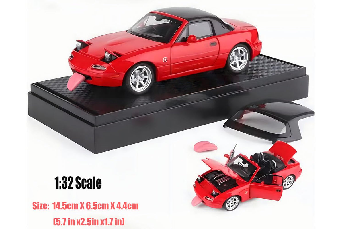 Mzexoma Miata MX-5 1:32 LED lights and sound for immersive pretend play.