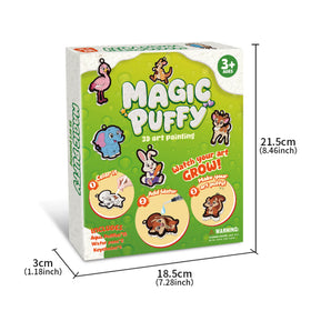 MZYTOZA Aqua Magic Puffs packaging box—compact kit for travel