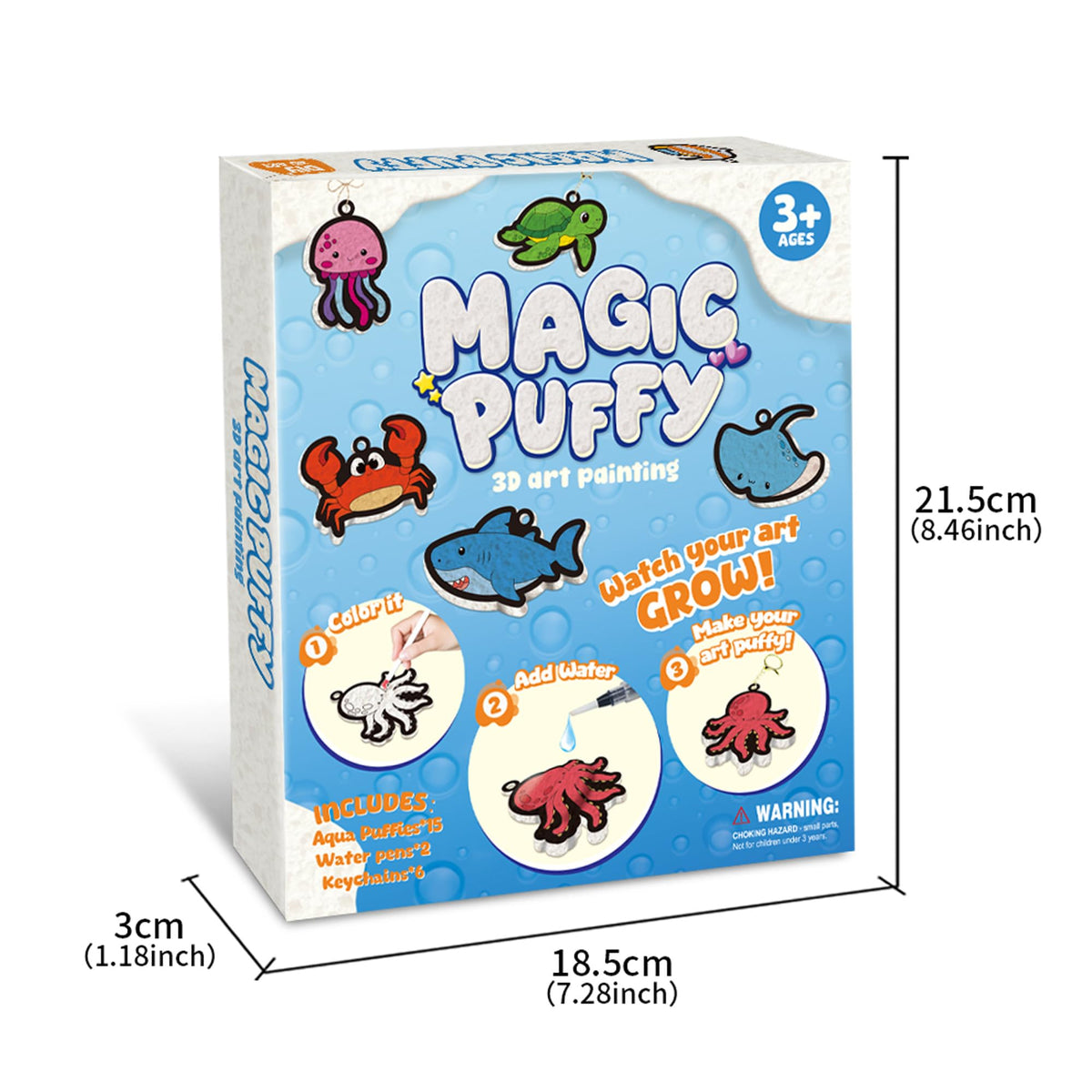 MZYTOZA Magic Foam final marine animals art piece