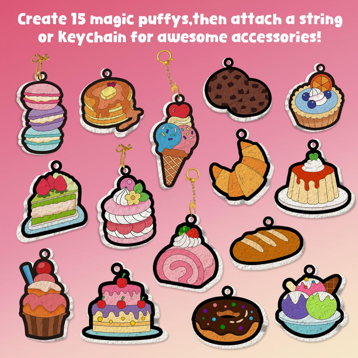 MZYTOZA Puff Paint Kit color cards and water brushes boost creativity.