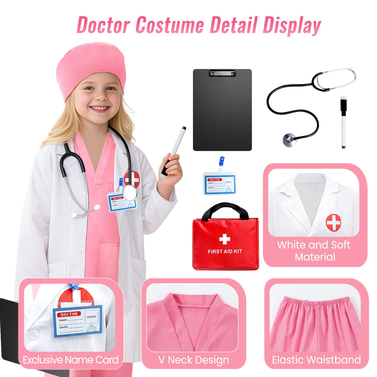 Nabobs stethoscope close-up showing realistic heartbeat sounds for pretend checkups