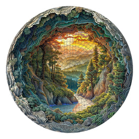 NABYSHOP home decor puzzle display adds warmth to any room.