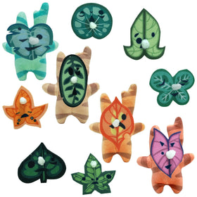 Nadou Korok plush with a tree trunk pattern, perfect for playful display.