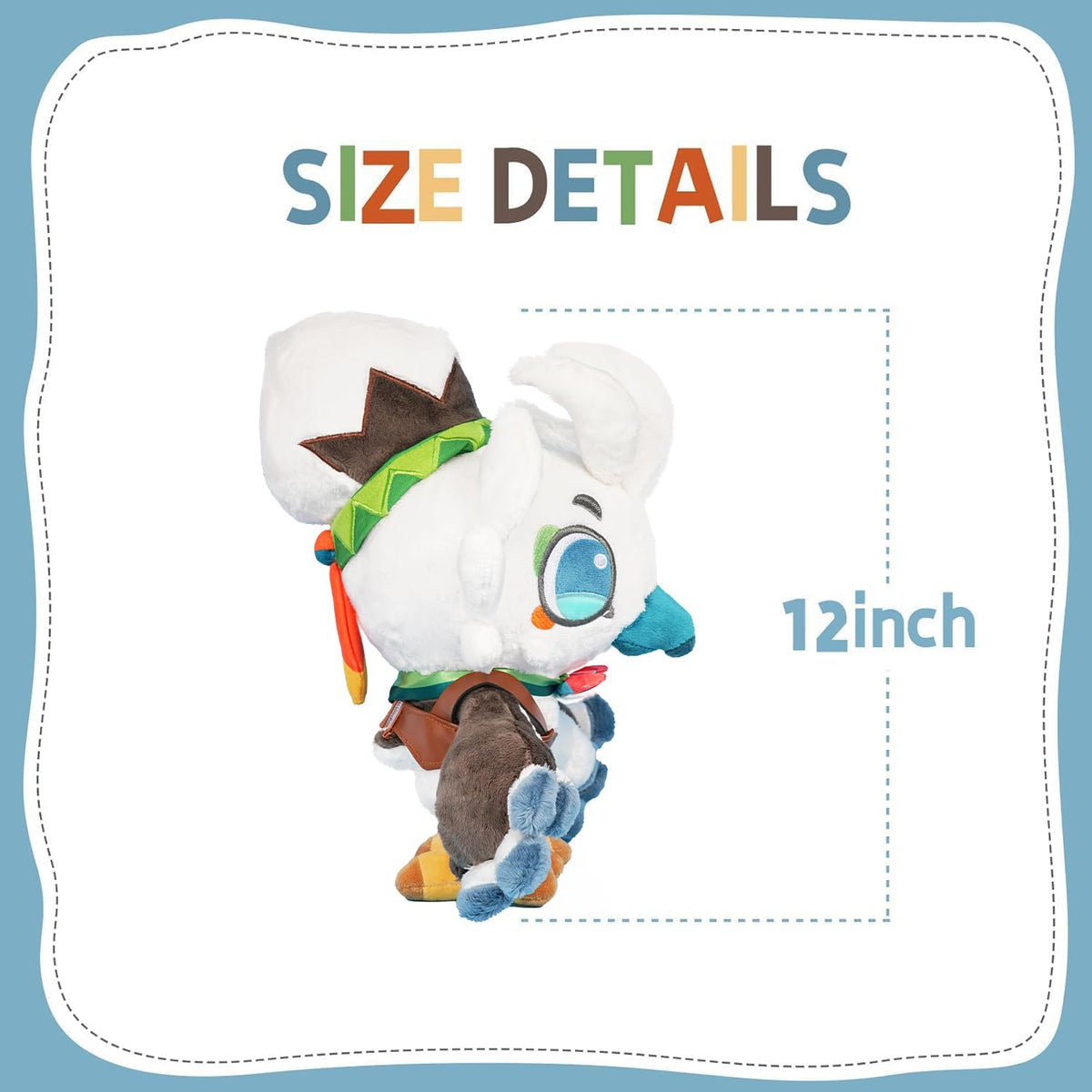 Nadou TLOZ Tulin plush with soft cotton filling for ultra-soft snuggles.
