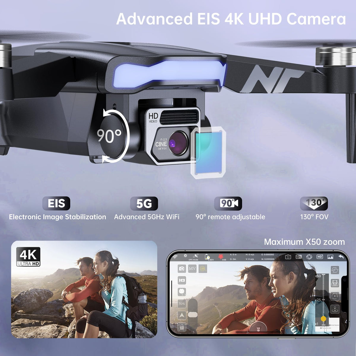 NAFYRE N11 PRO 5GHz FPV supports stable live video transmission.