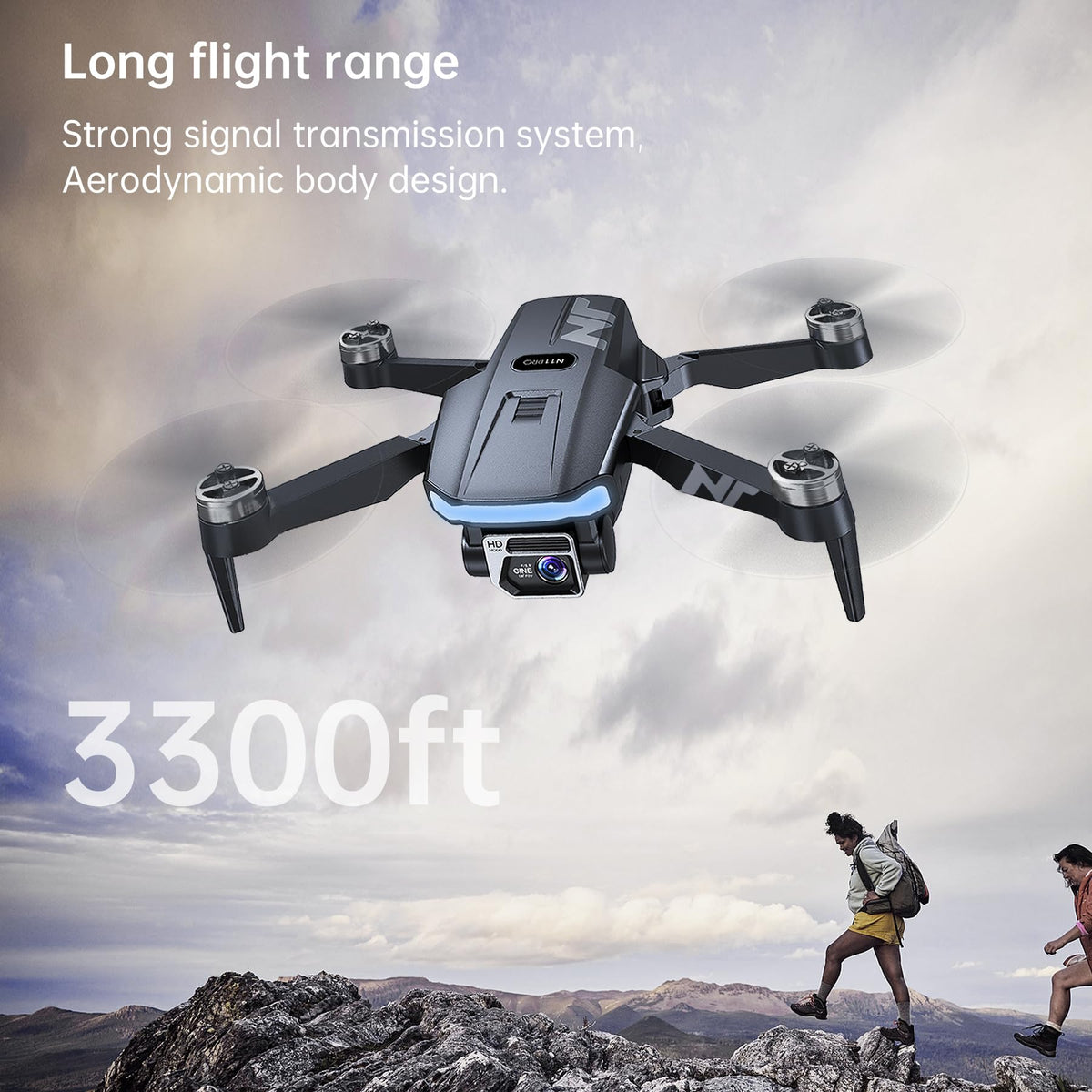 NAFYRE N11 PRO offers up to 90 minutes of flight time.