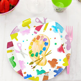 NAIWOXI art paint decor setup, cohesive party styling for birthdays and baby showers.