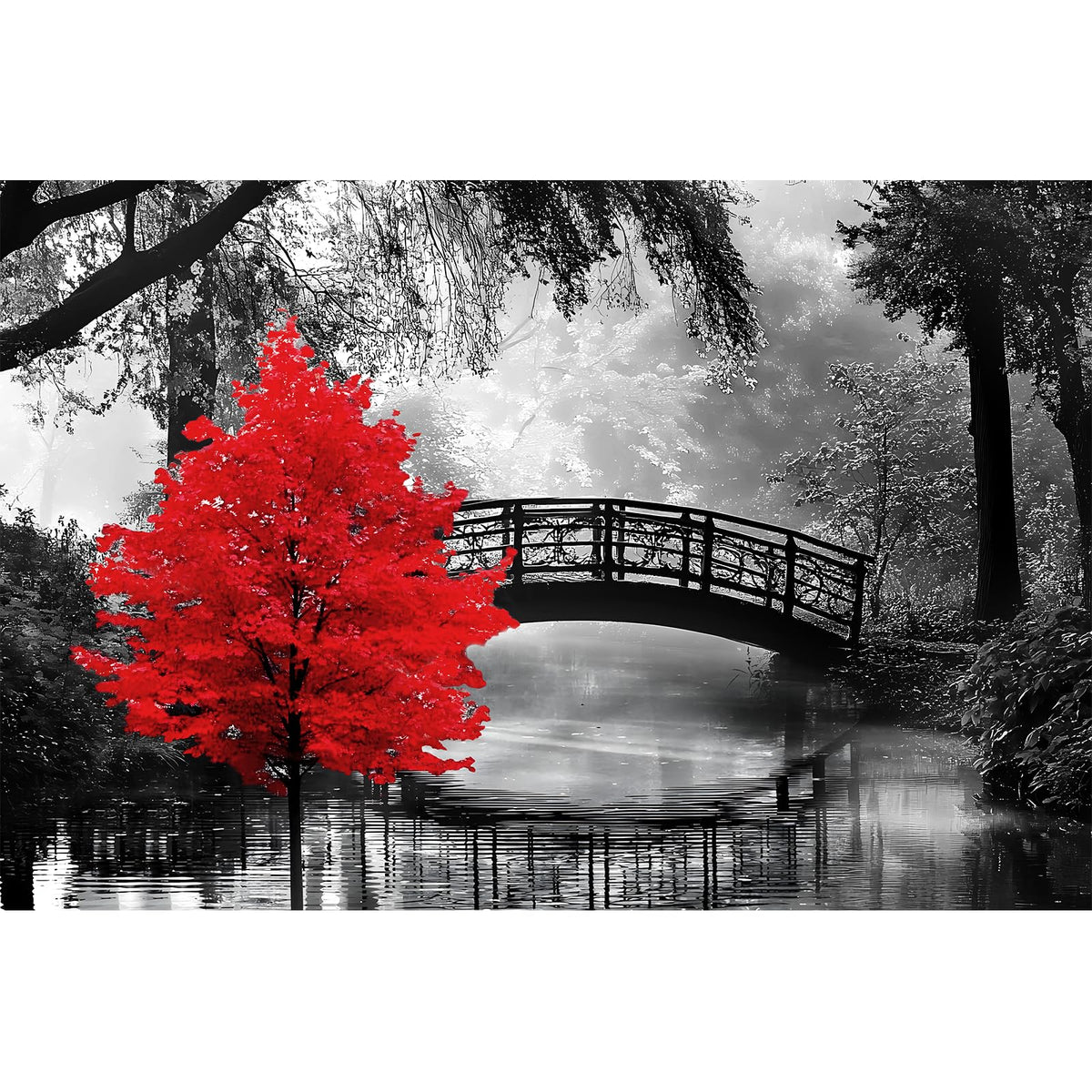 Najiaxiaowu 1000-piece bridge-tree puzzle for engaging family nights and focus