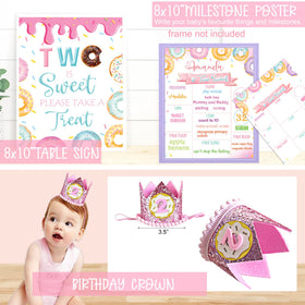 NALONER Donut swirls posters provide whimsical decor accents.