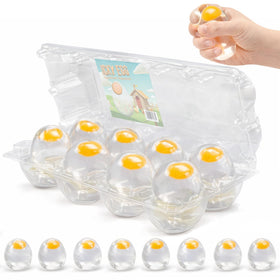Namre Squishy Splat Egg desk toy with clear yolk supports focus and calm
